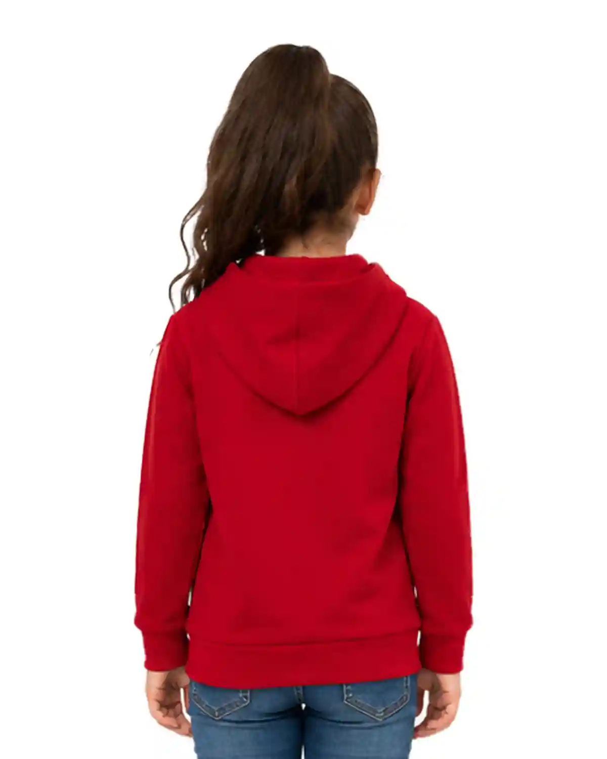 love-red-girls-hoodie-back